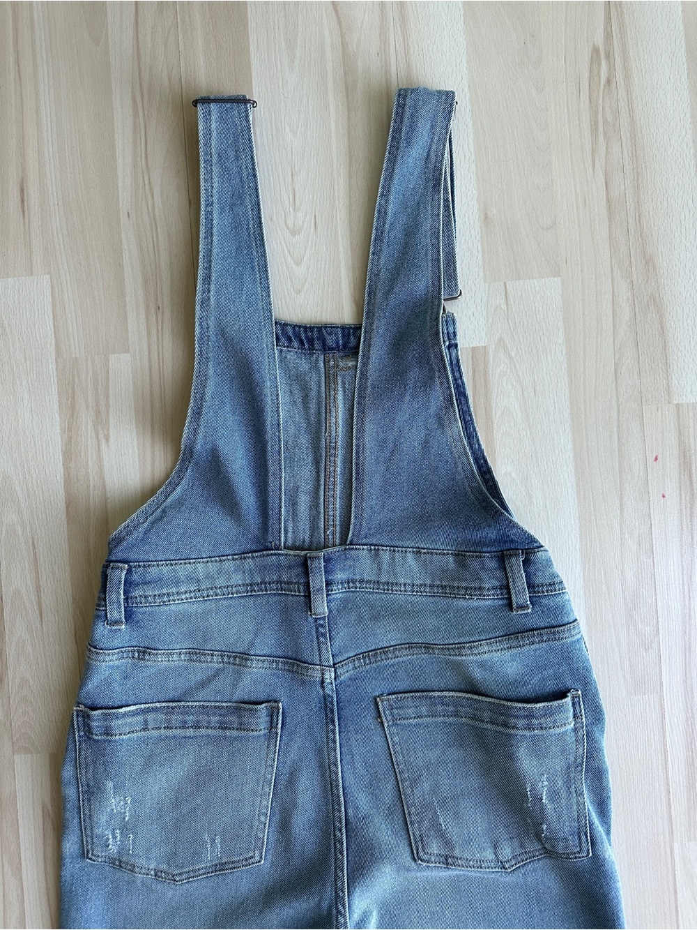 90s Y2K Distressed Denim Overalls | Sincerely Jules | Stretch | Size S - Picture 3 of 7